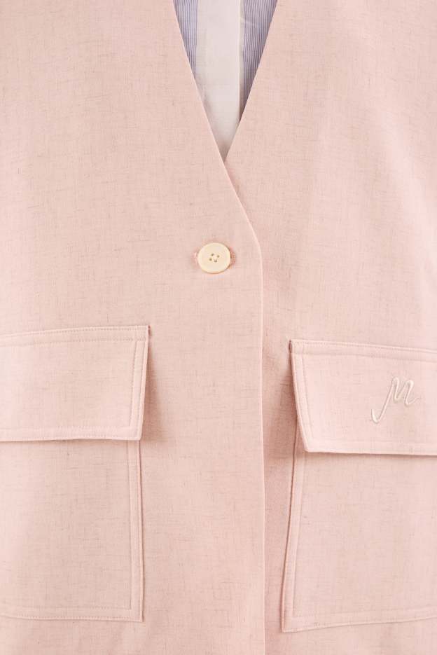 Nelly Pink Structured Vest