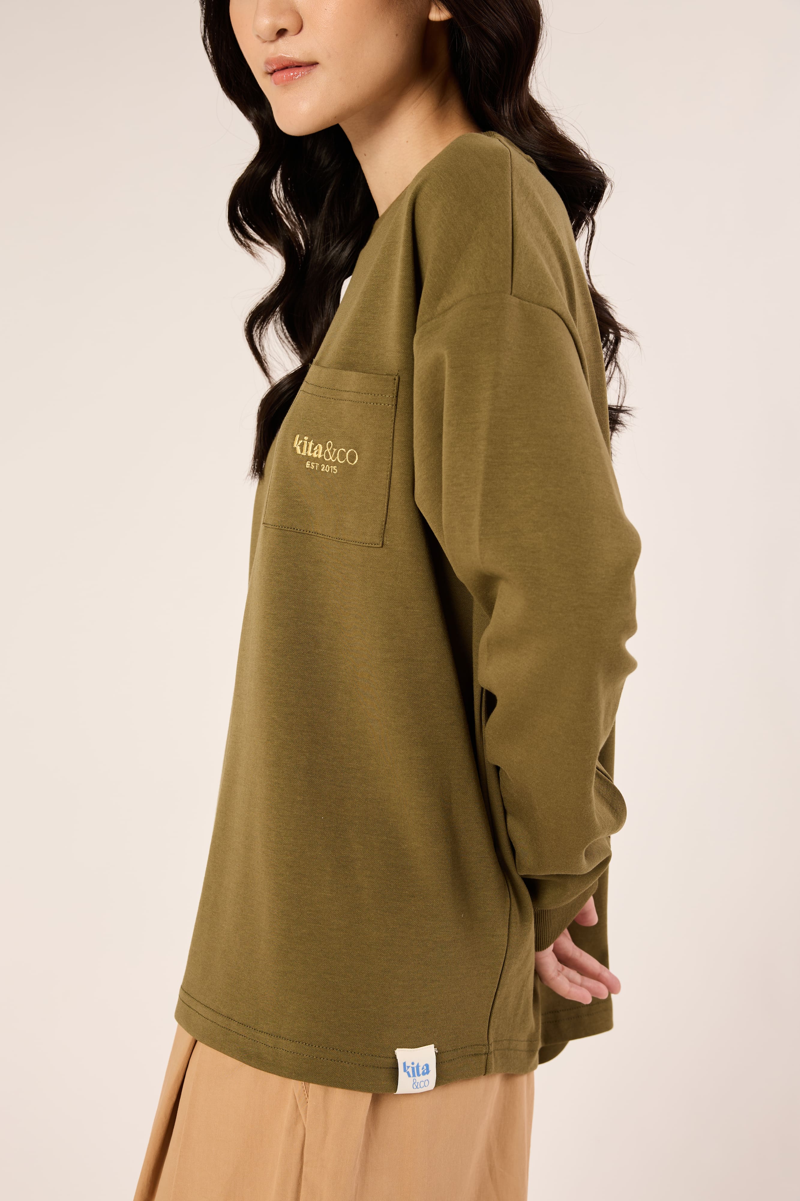 Olive Green Jumper - Women's