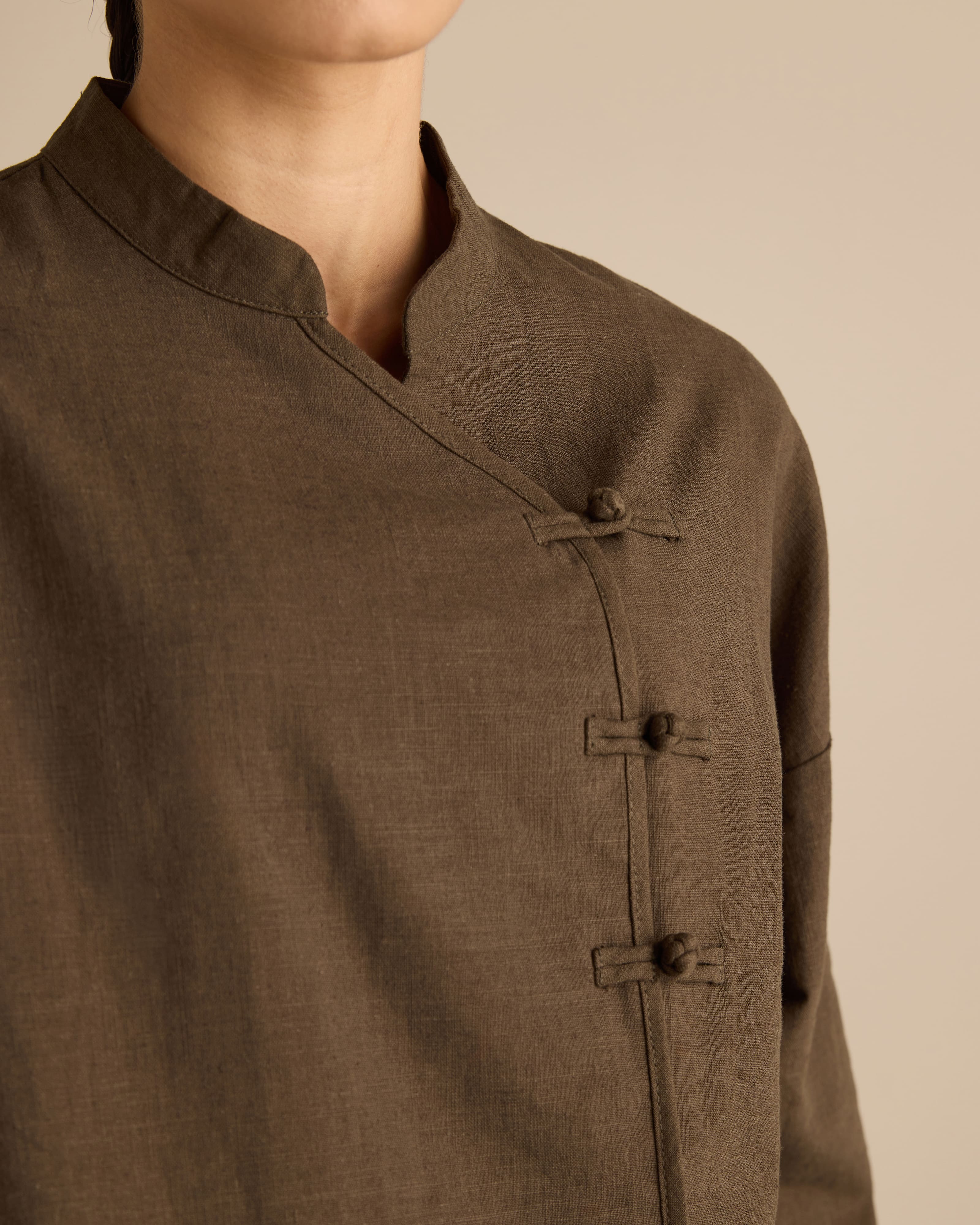 Nadra Olive Boxy Top