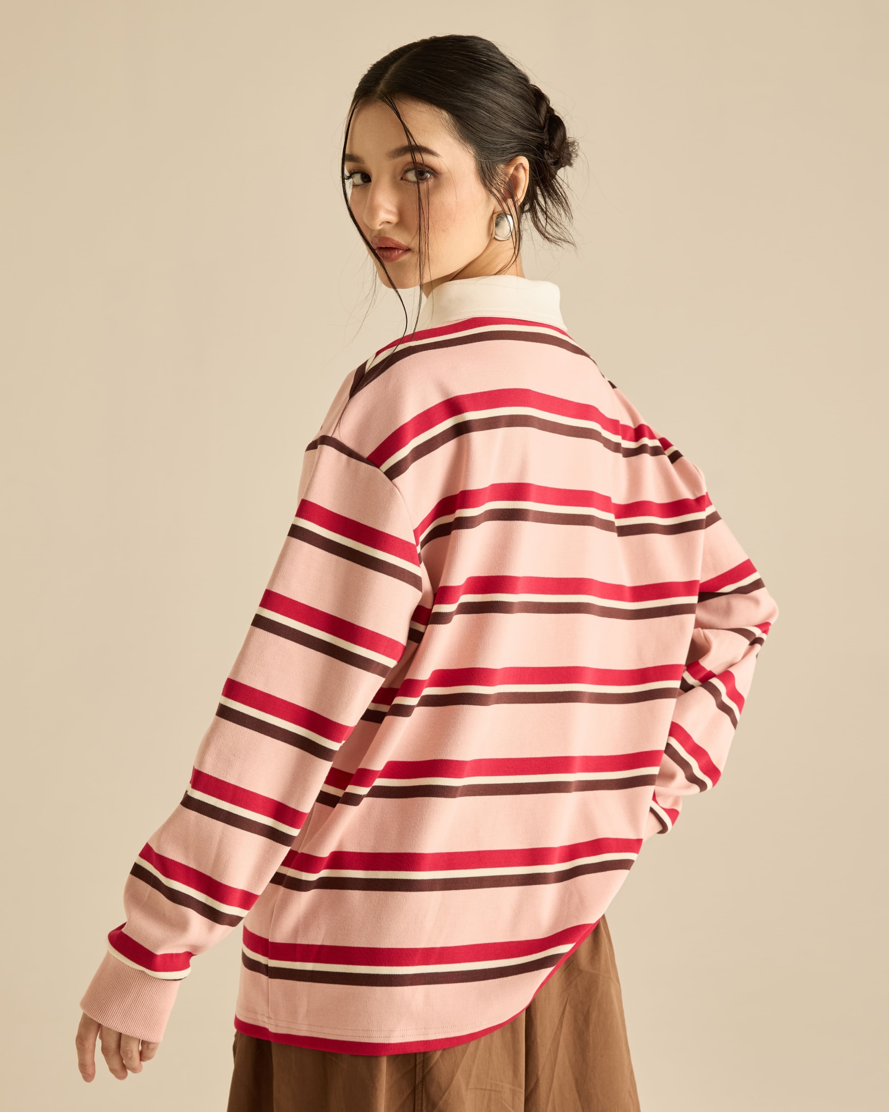 Stripes Collared Rugby Shirt