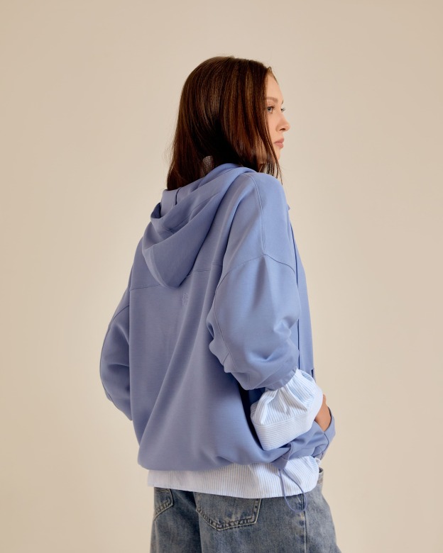 Neena Blue Hoodie Jumper