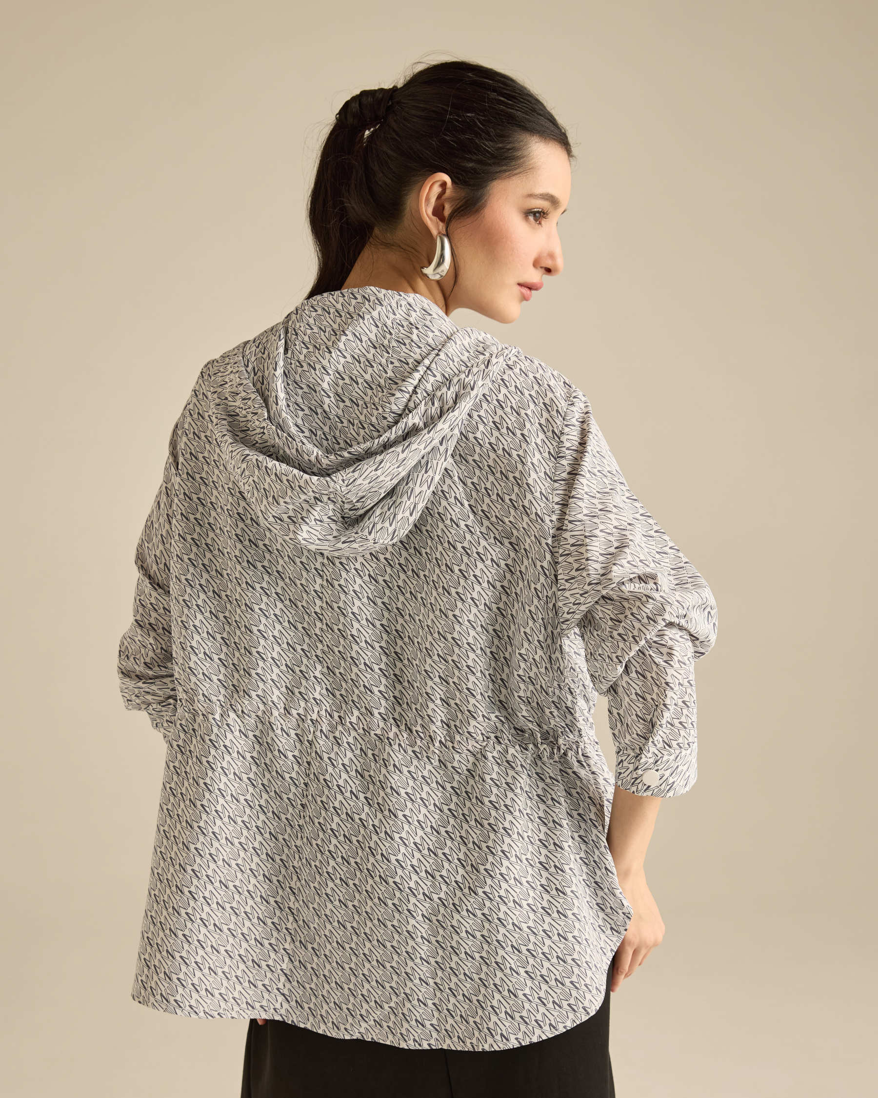 Misha Printed Parka Jacket