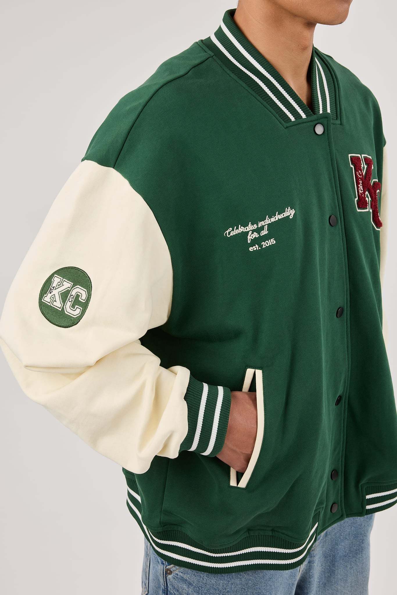 Pine Green Capsule Varsity Jacket