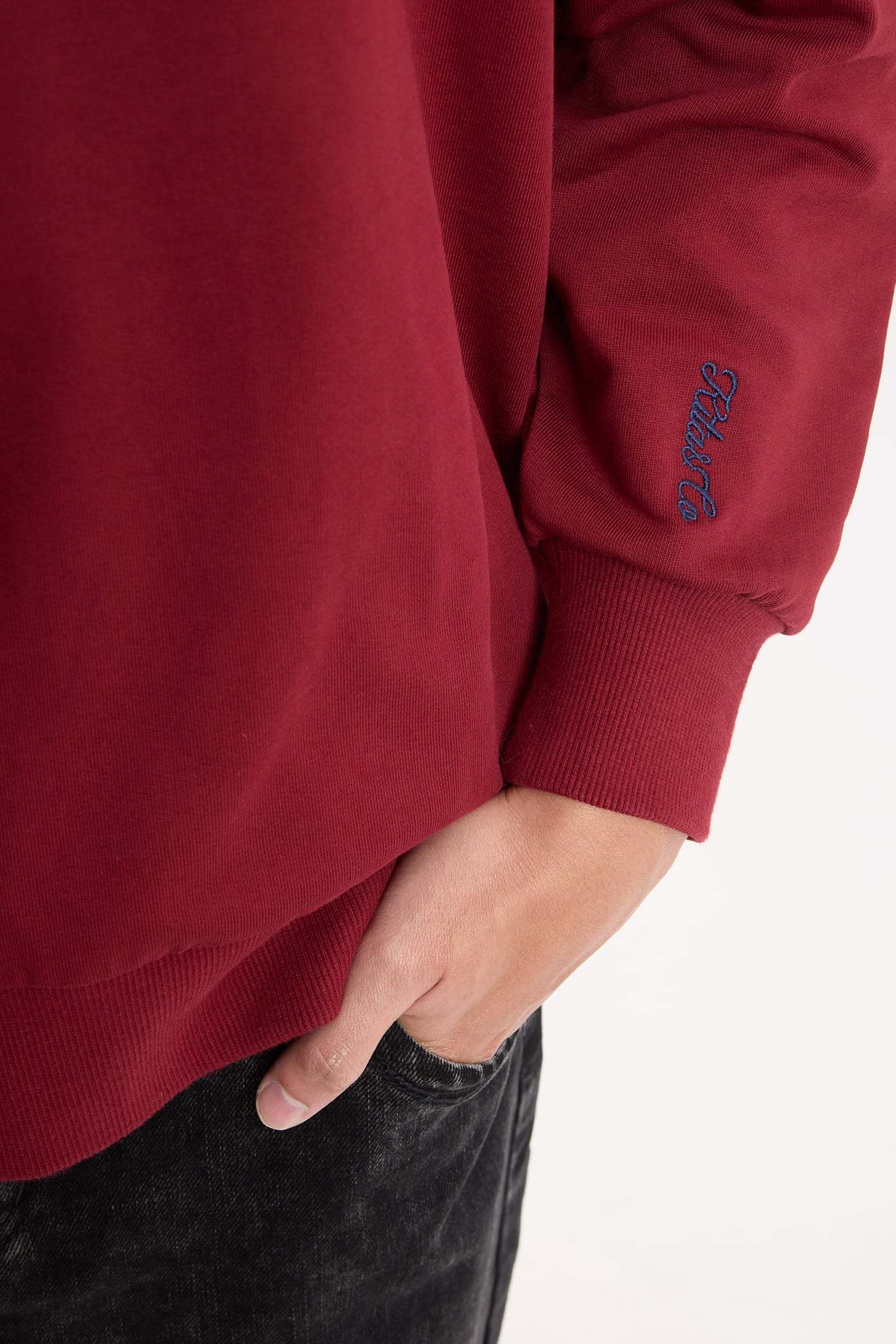 Maroon Capsule Oversized Sweatshirt