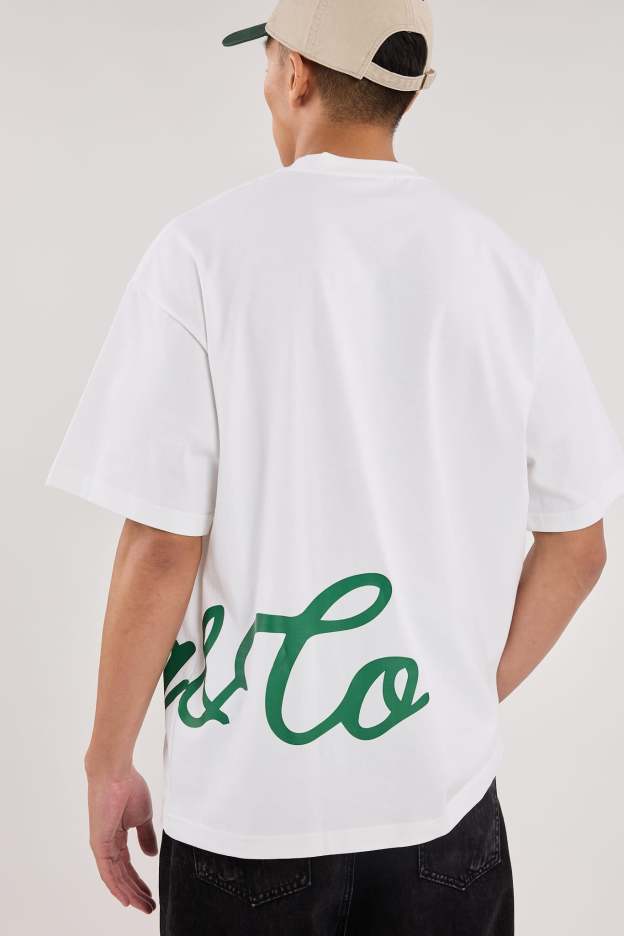 White Capsule Oversized T-Shirt