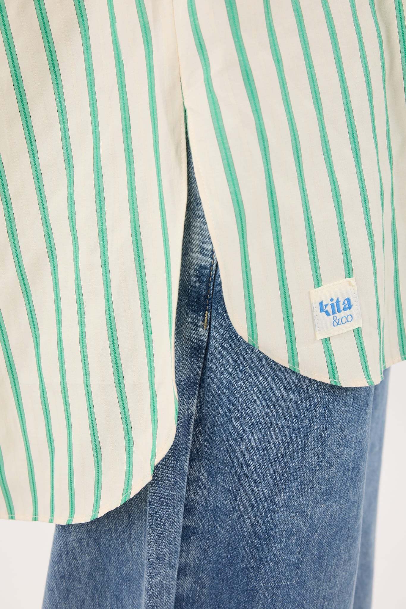 Sea Green Capsule Striped Shirt