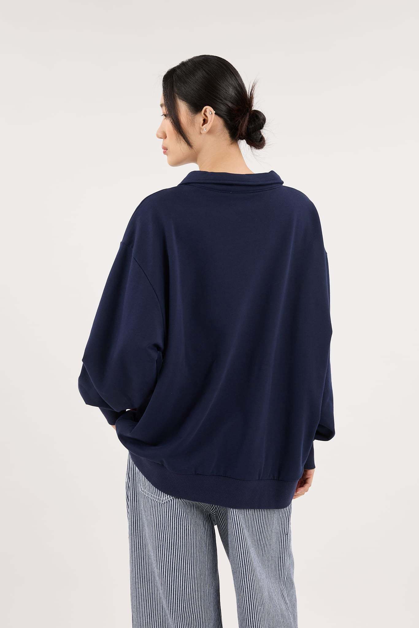 Navy Blue Capsule Oversized Sweatshirt