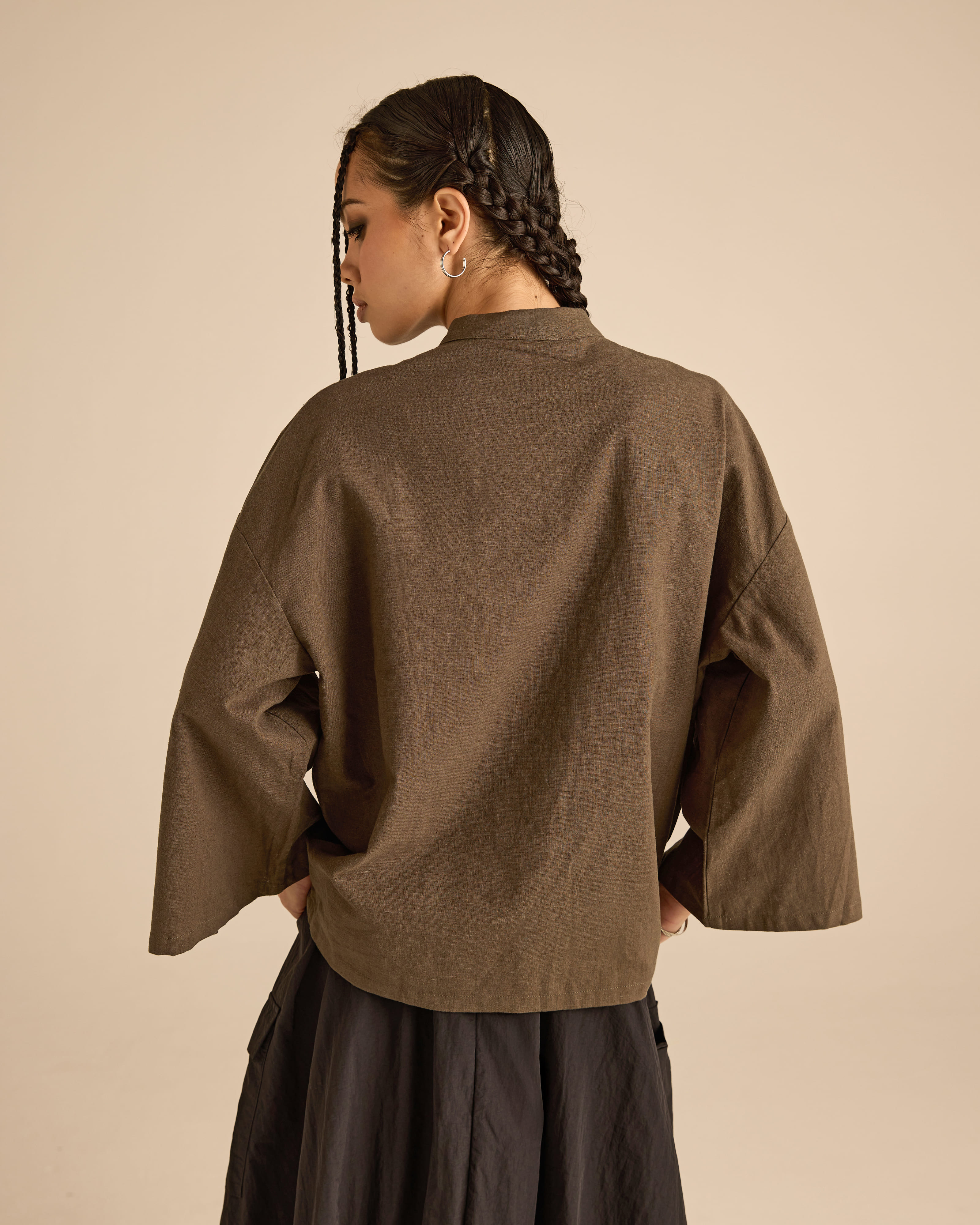 Nadra Olive Boxy Top
