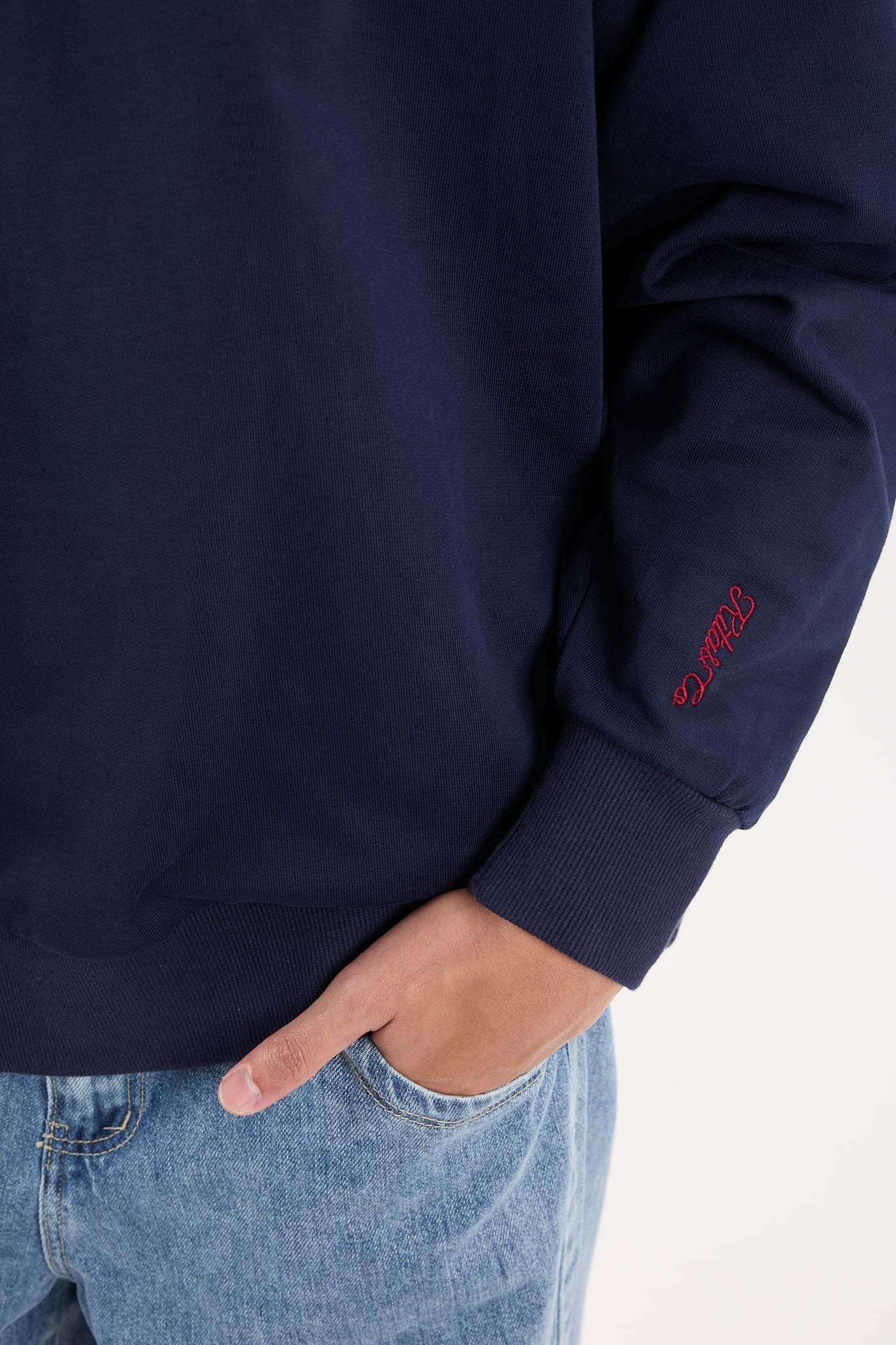Navy Blue Capsule Oversized Sweatshirt