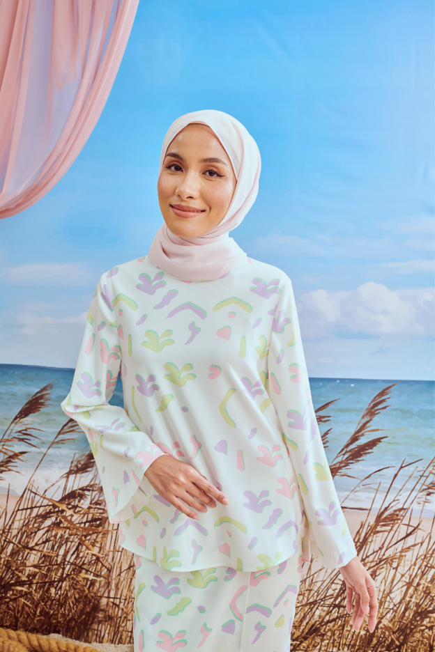 Sophia White Modern Kurung