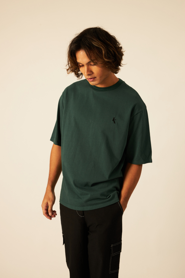 Dark Green Oversized T-Shirt