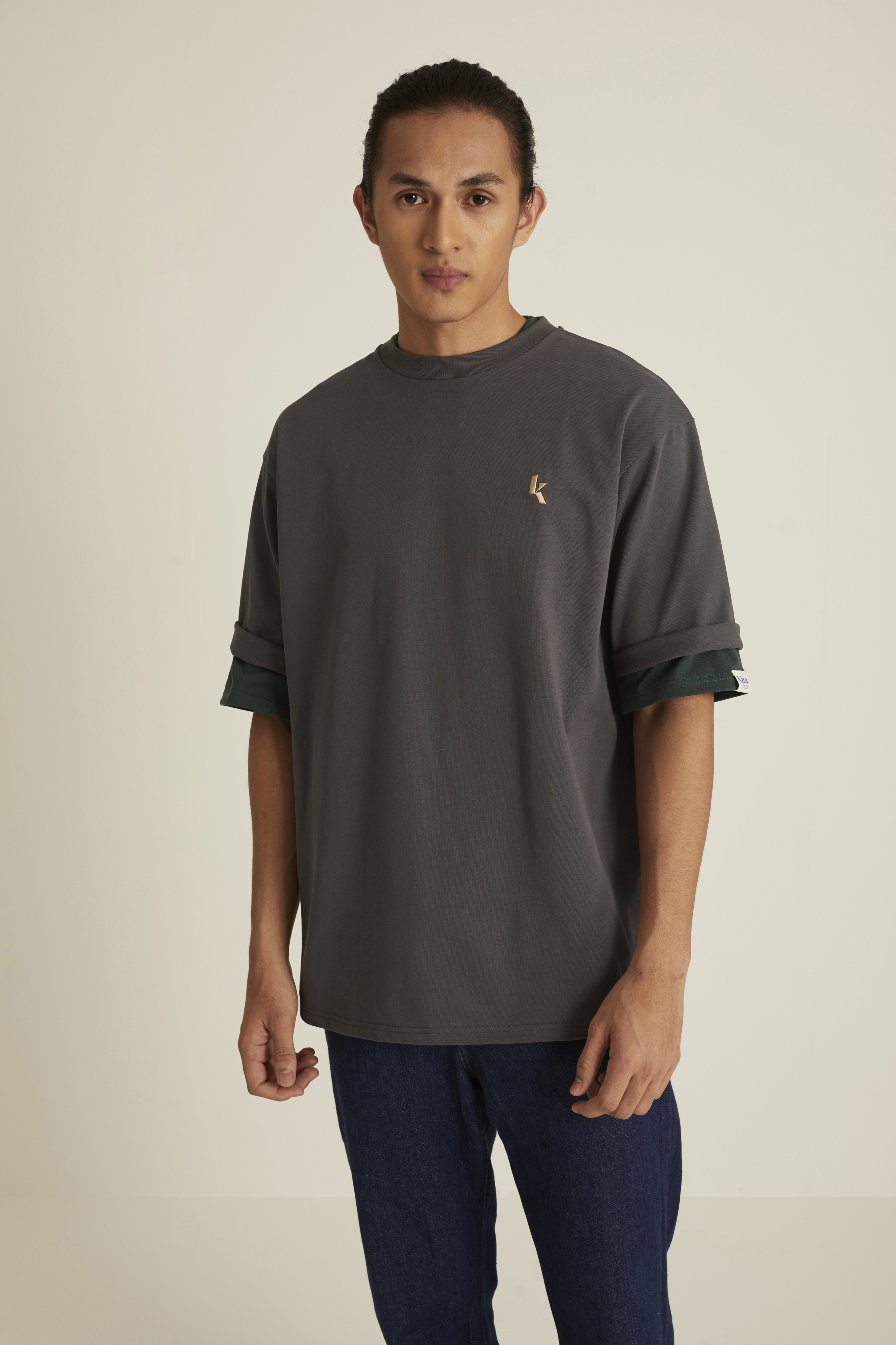 Dark Grey Oversized T-Shirt