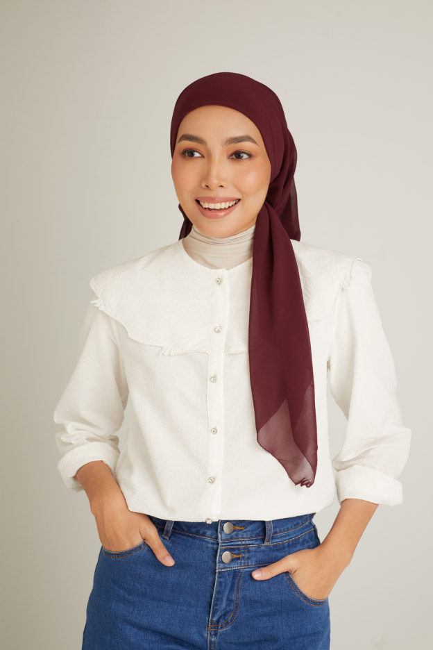 Mimpikita x Zandra Clara Plum Scarf