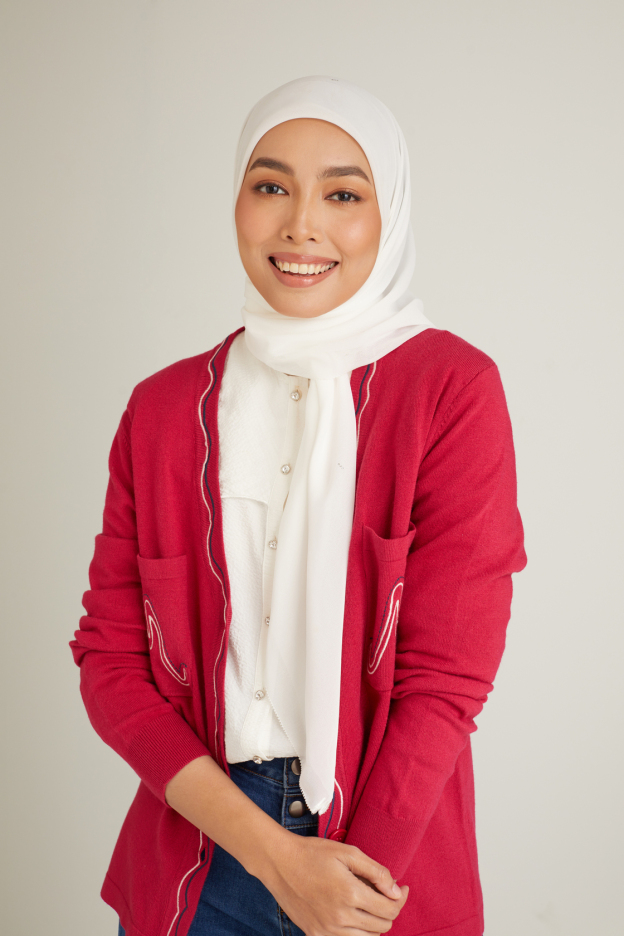Mimpikita x Zandra Clara Off White Scarf