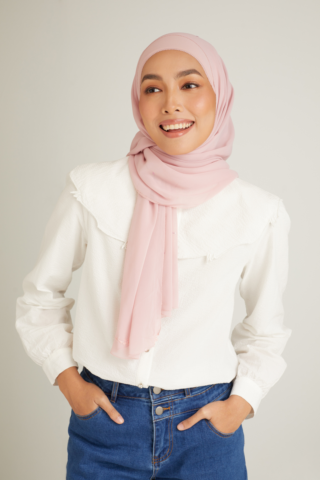 Mimpikita x Zandra Clara Dusty Pink Scarf