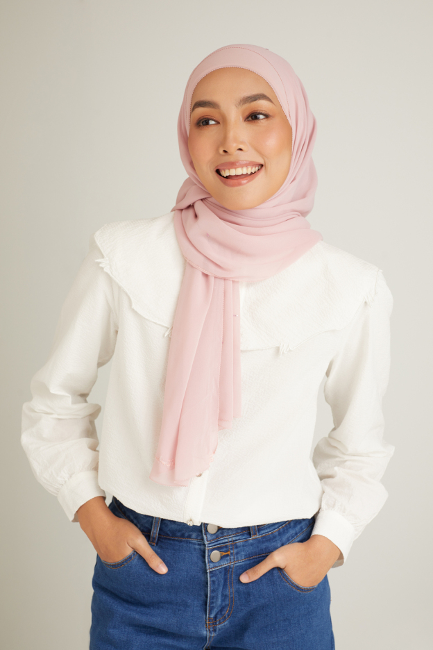 Mimpikita x Zandra Clara Dusty Pink Scarf