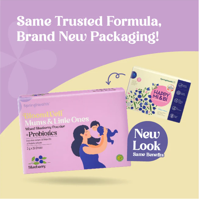 Bloom Well Mums & Little Ones Mixed Blueberry Powder + Probiotics