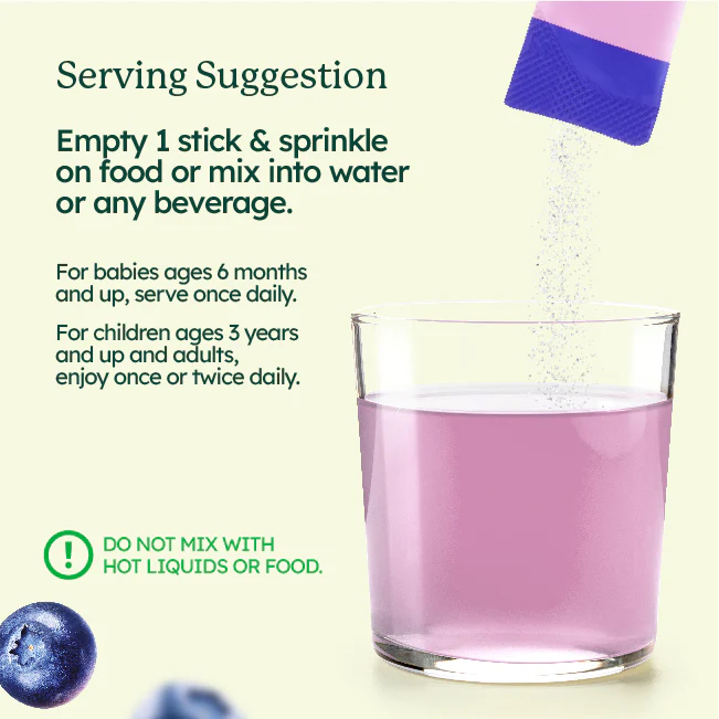Bloom Well Mums & Little Ones Mixed Blueberry Powder + Probiotics