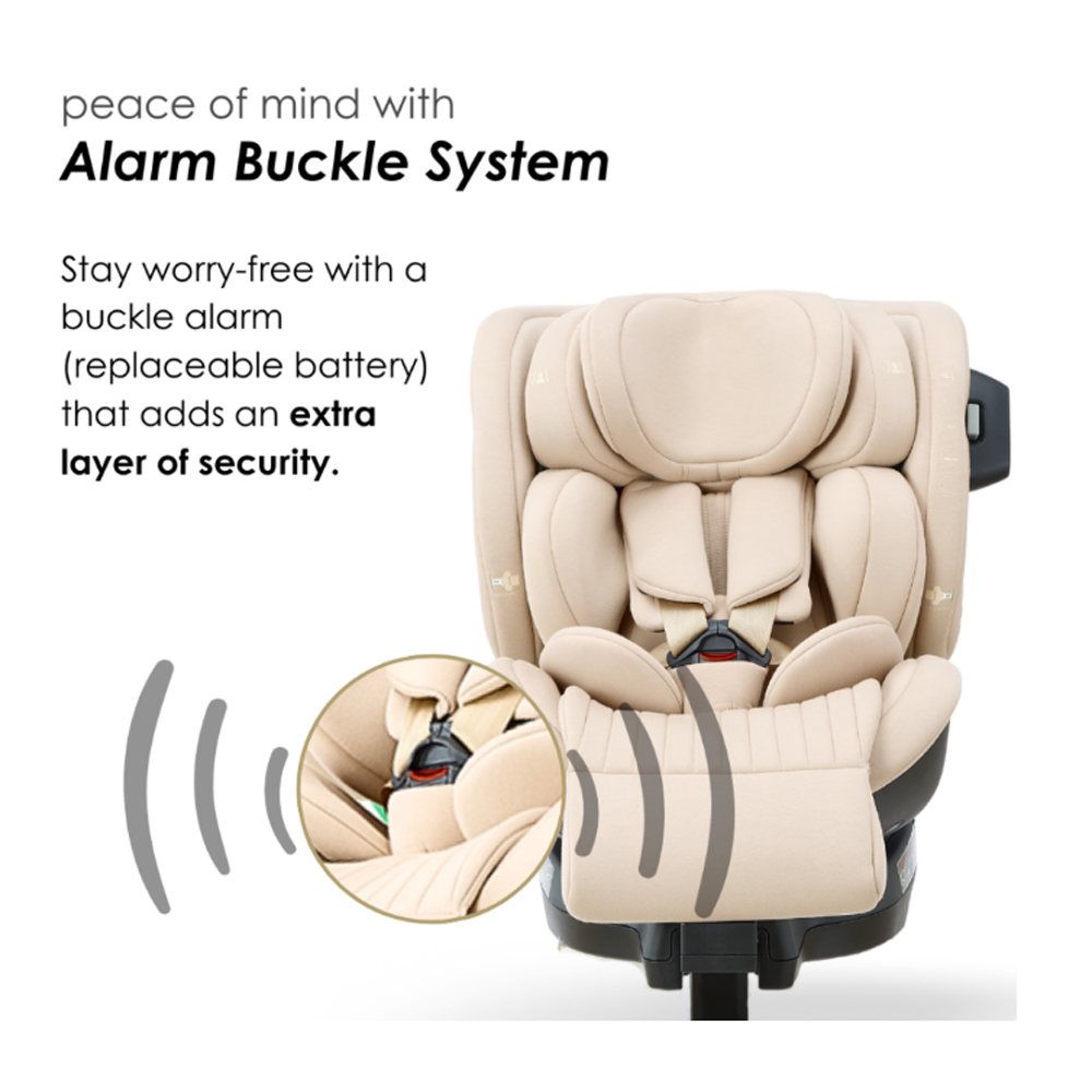 Koopers Spark+ 360 Spin Baby Car Seat Bamboo Fabric 0-12 Years