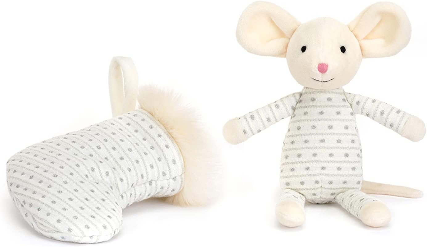 Jellycat Shimmer Stocking Mouse