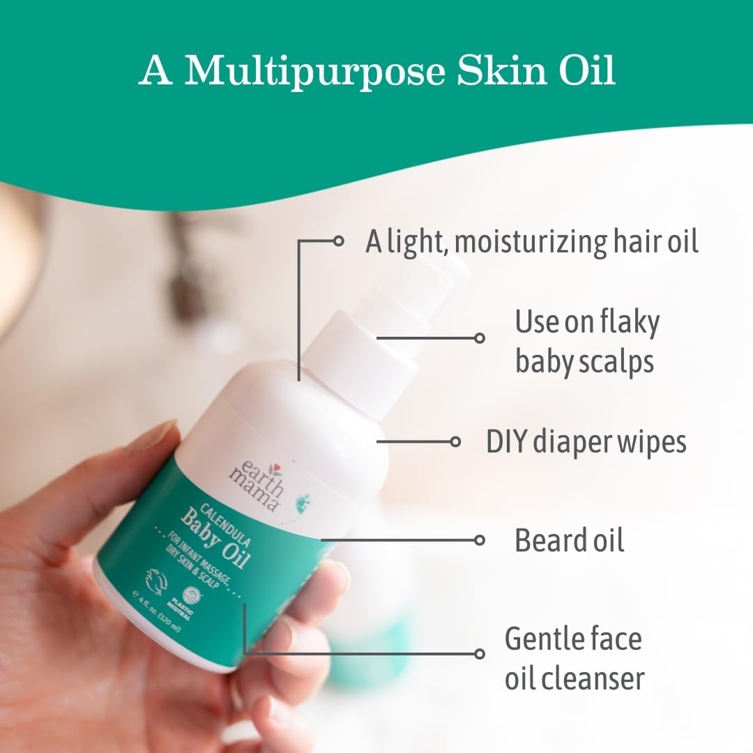 Earth Mama Organic Calendula Baby Oil 120ml