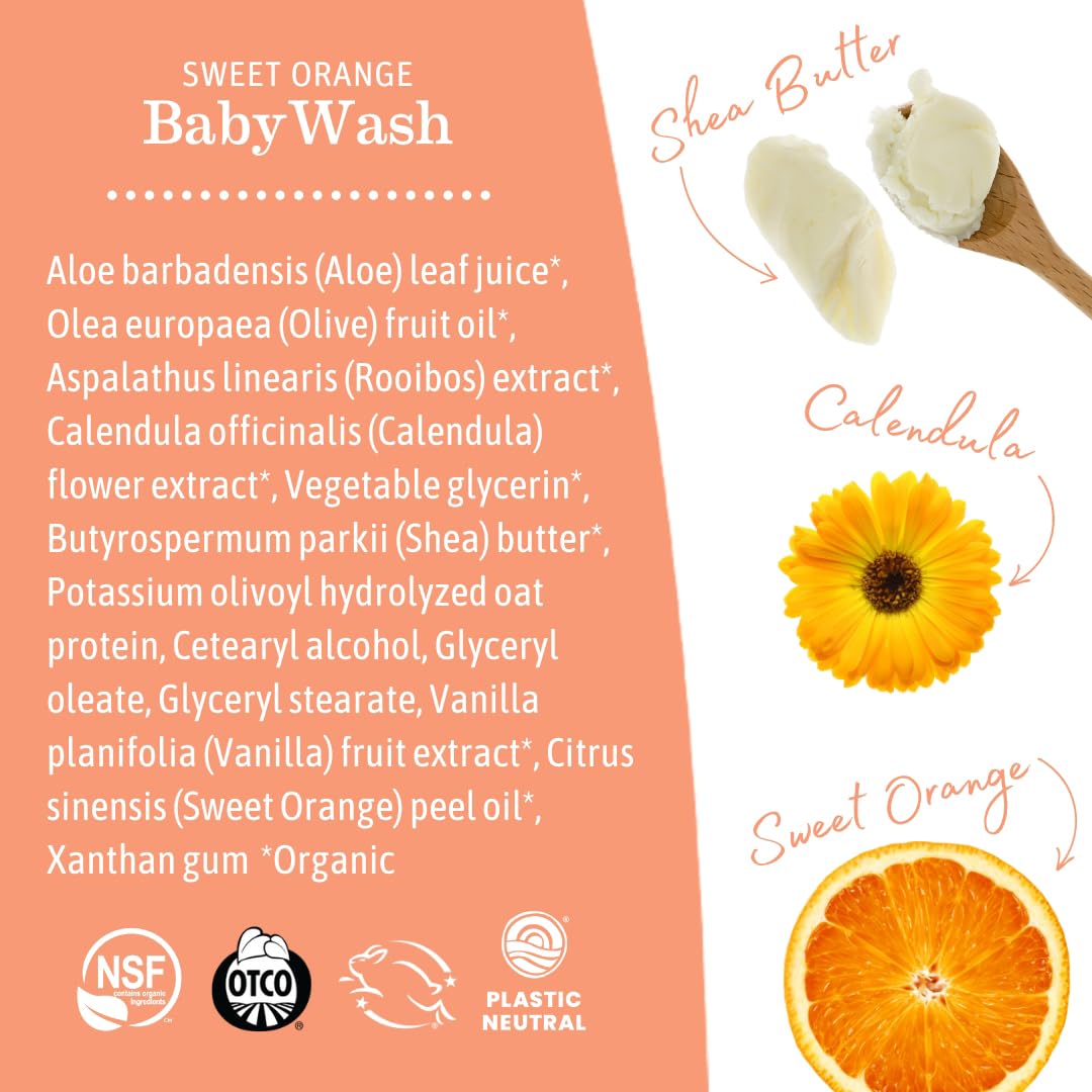 Earth Mama Organic Sweet Orange Baby Lotion 240ml