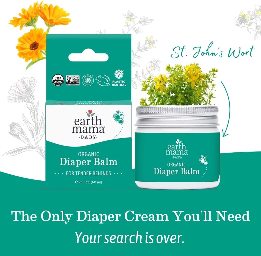 Earth Mama Organic Diaper Balm 60ml