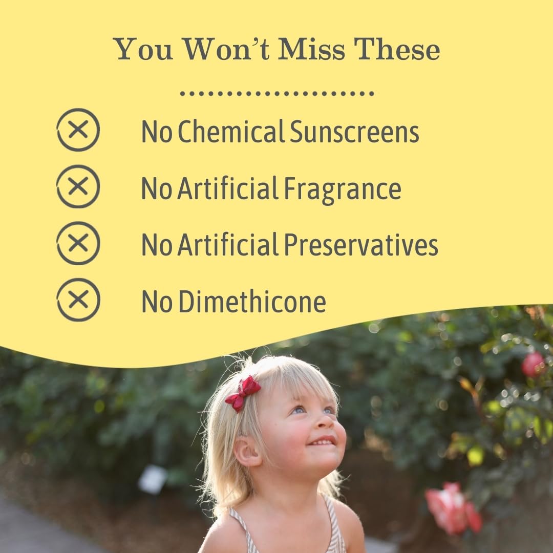 Earth Mama Organic Baby Face Mineral Sunscreen Face Stick SPF 40 (21g)