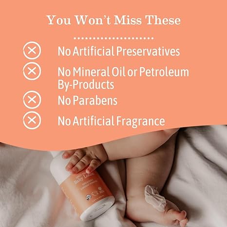 Earth Mama Organic Sweet Orange Baby Lotion 240ml