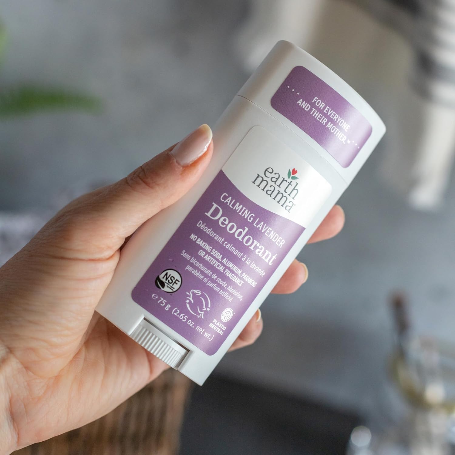 Earth Mama Organic Calming Lavender Deodorant(75g)