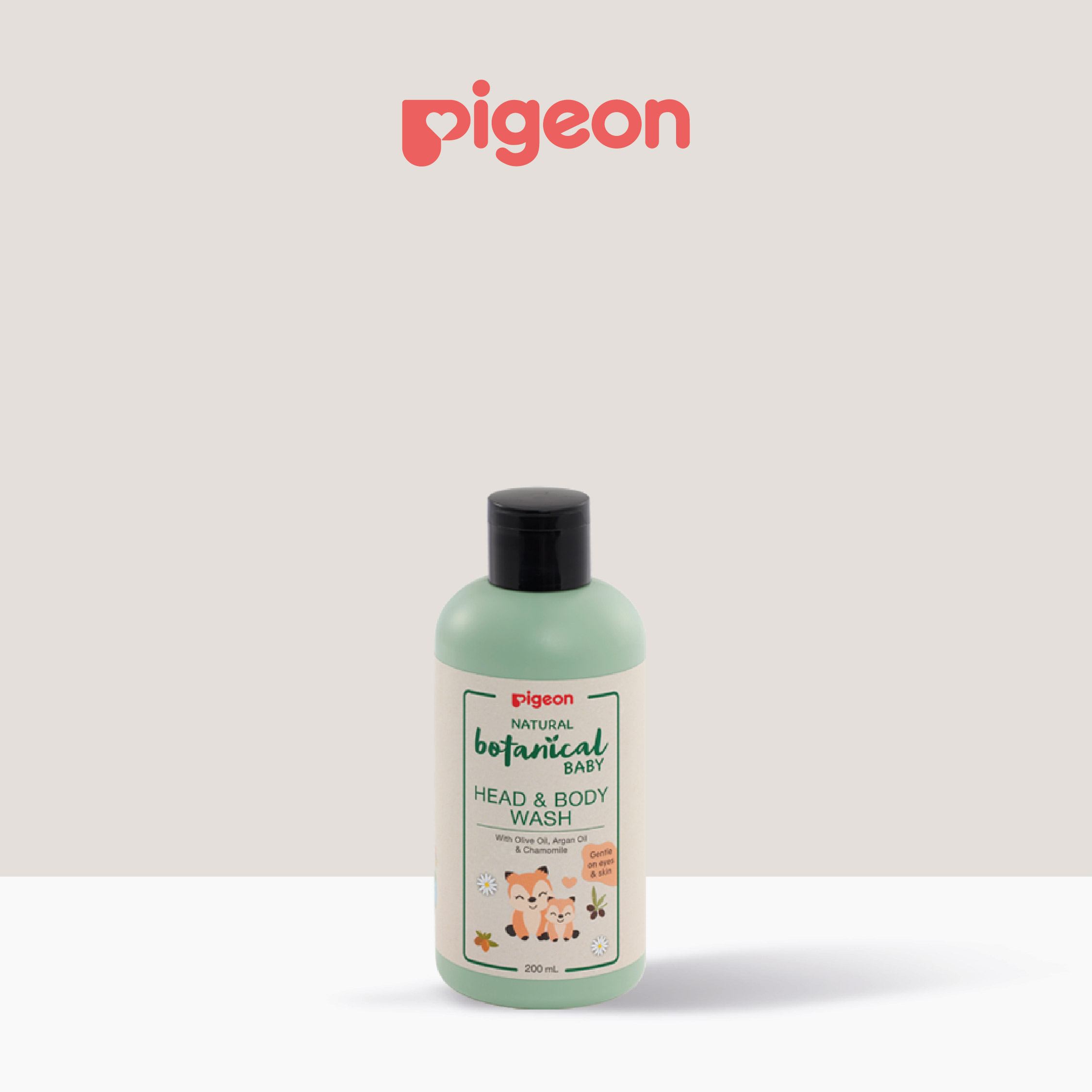 Pigeon Natural Botanical Baby Head and Body Wash 200ml