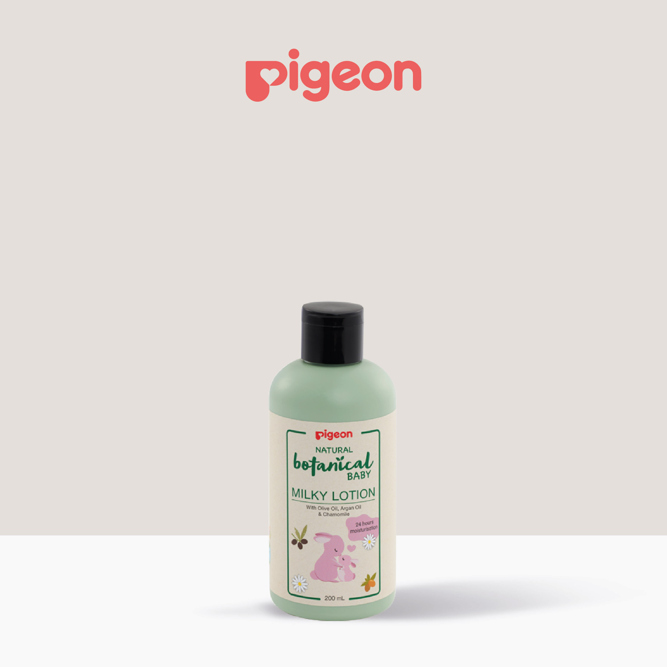 Pigeon Natural Botanical Baby Milky Lotion 200ml & 500 ml