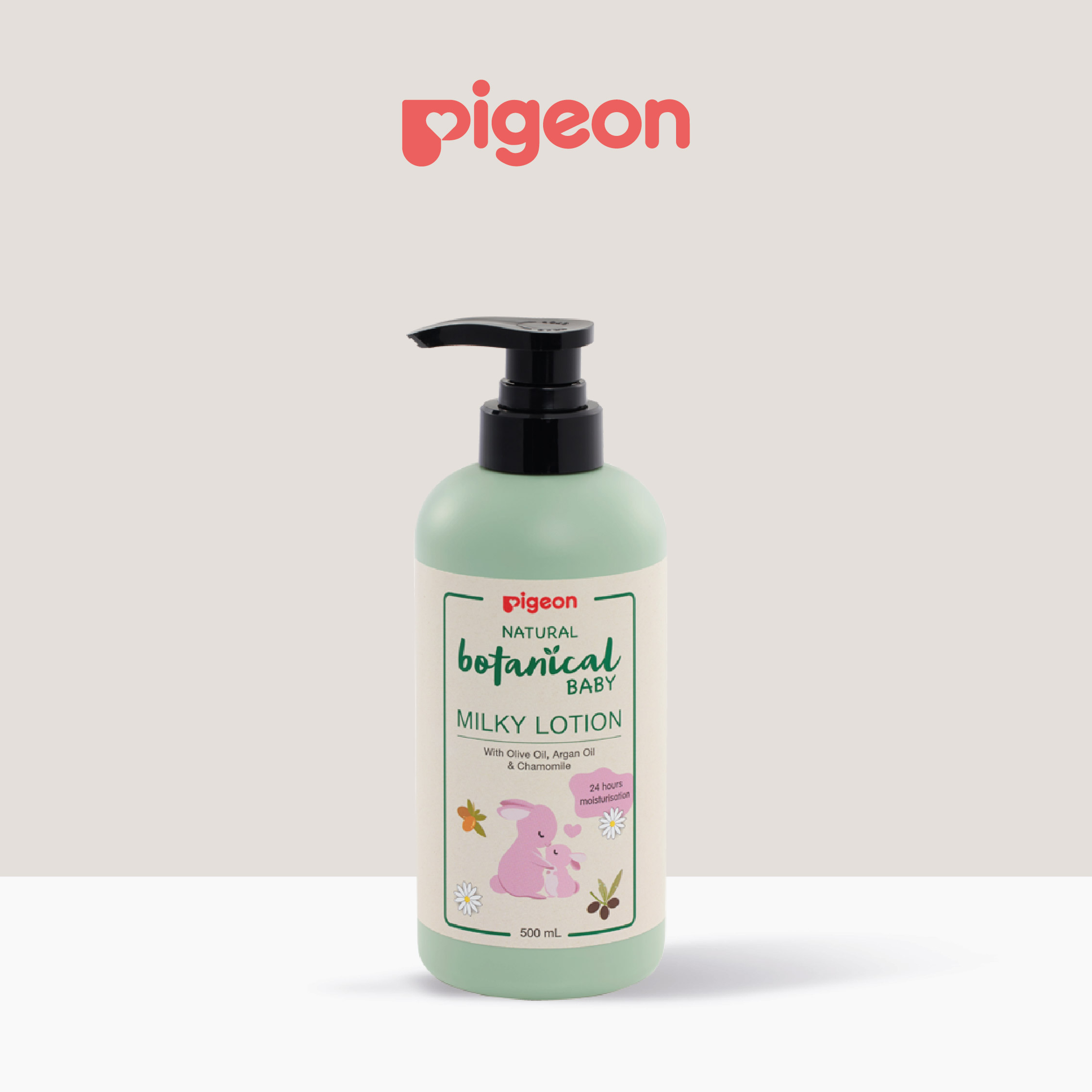 Pigeon Natural Botanical Baby Milky Lotion 200ml & 500 ml