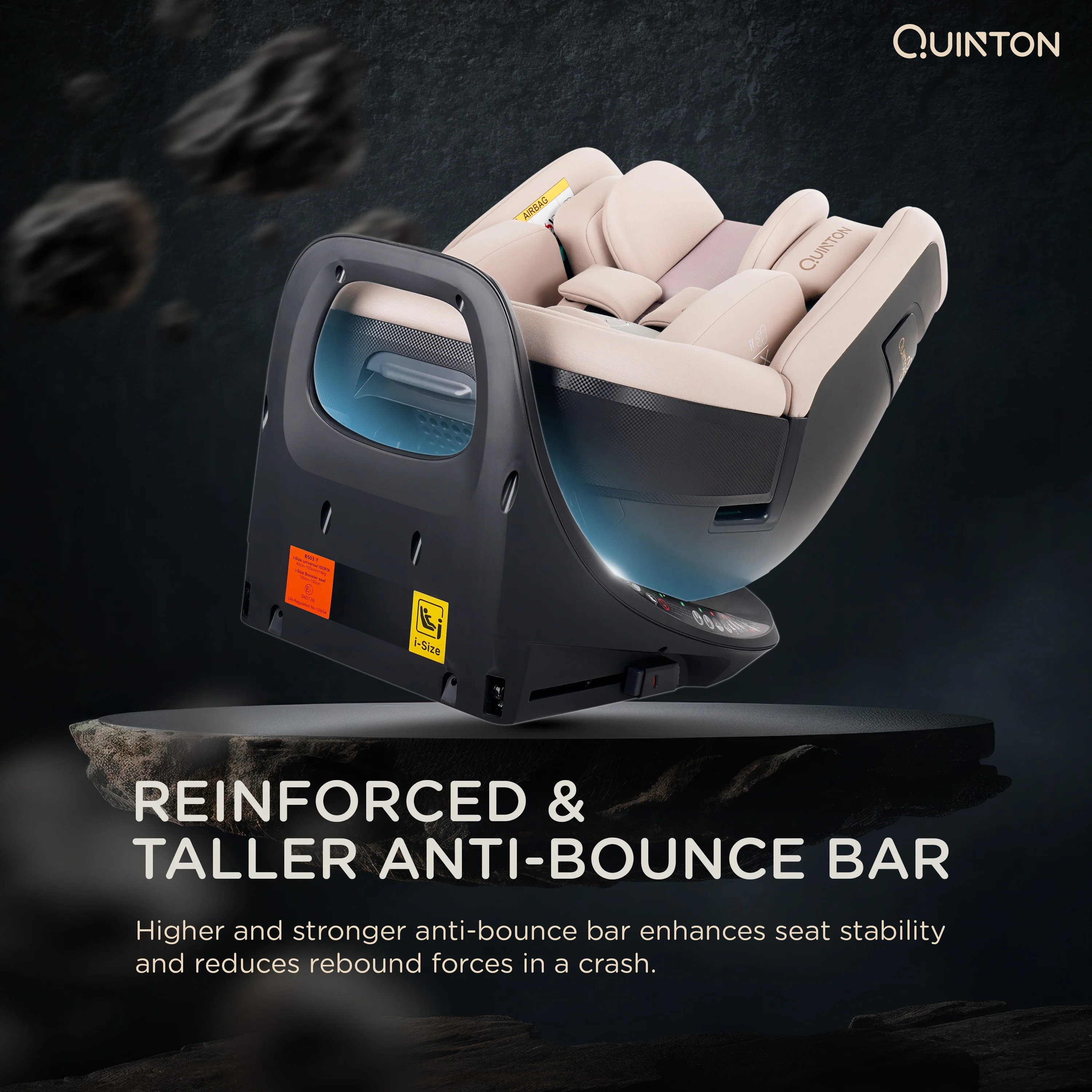 Quinton Wowo 360 i-Size — Malaysia's First Chest Clip Car Seat