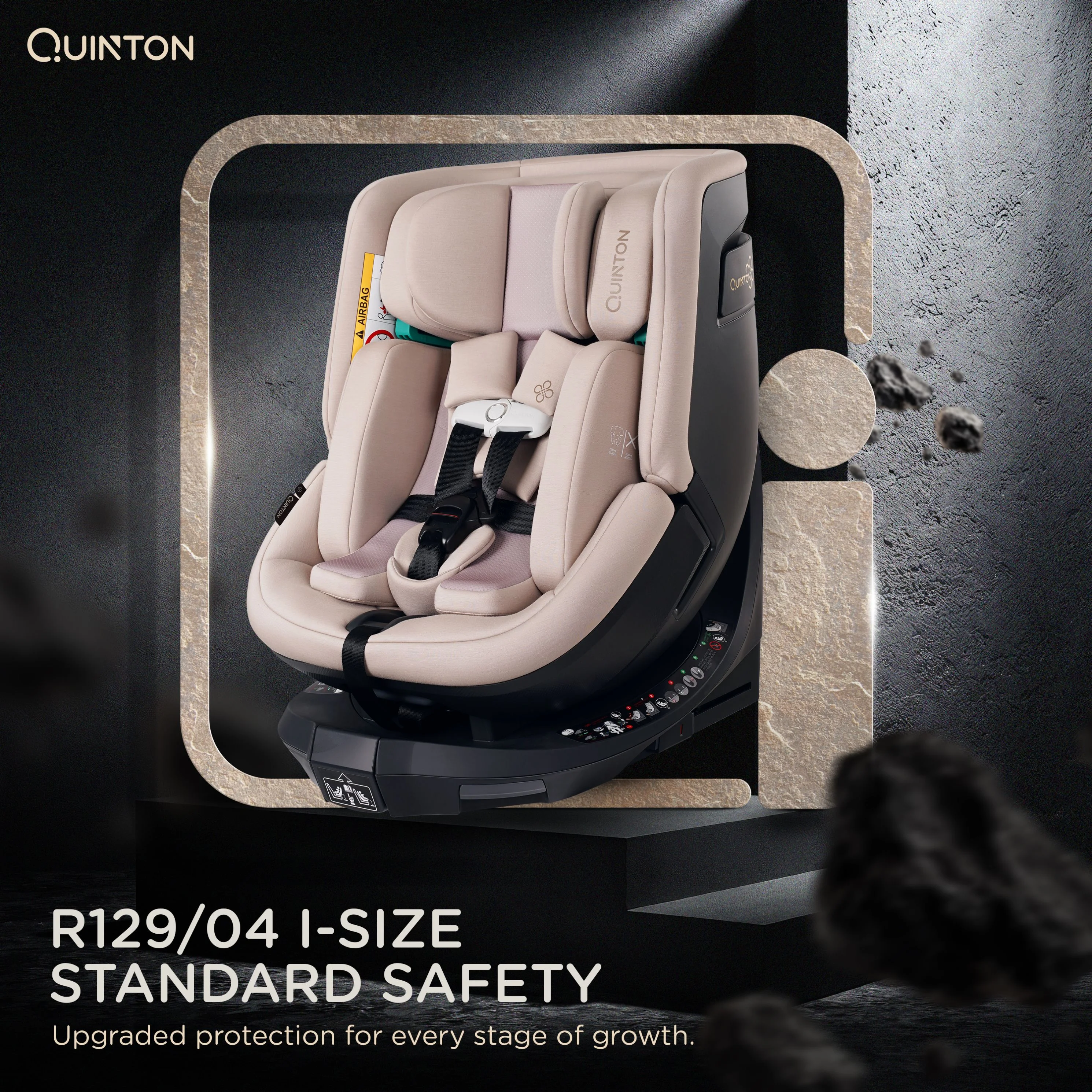 Quinton Wowo 360 i-Size — Malaysia's First Chest Clip Car Seat