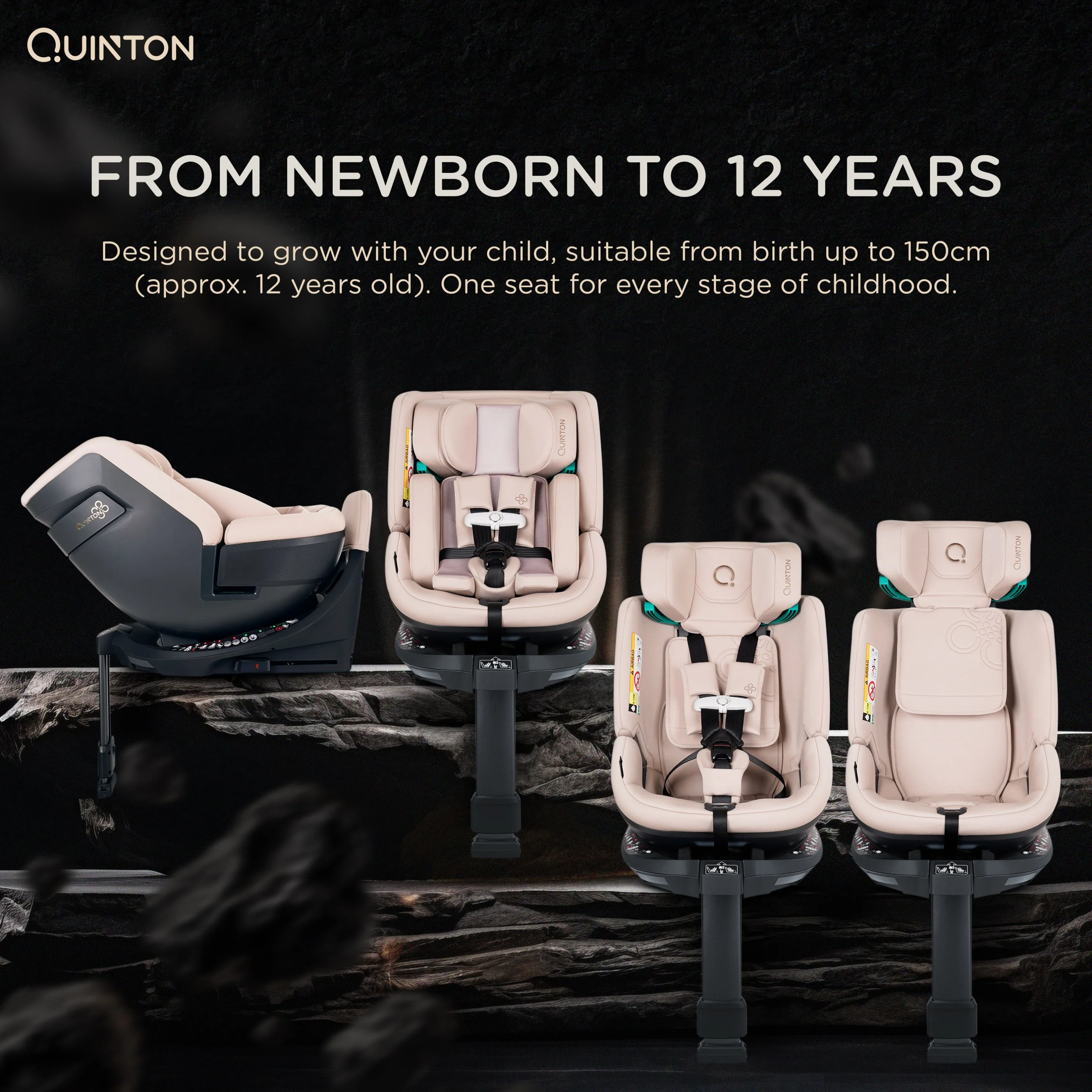 Quinton Wowo 360 i-Size — Malaysia's First Chest Clip Car Seat