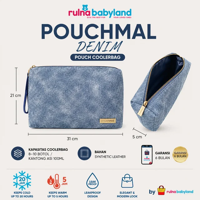 GabaG Thermal Pouchmal- Denim