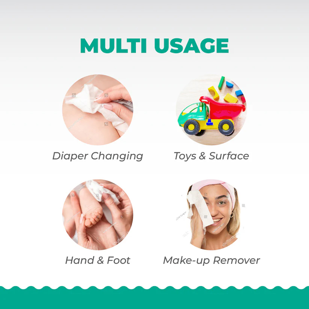 Offspring Plant-Based Baby Wipes