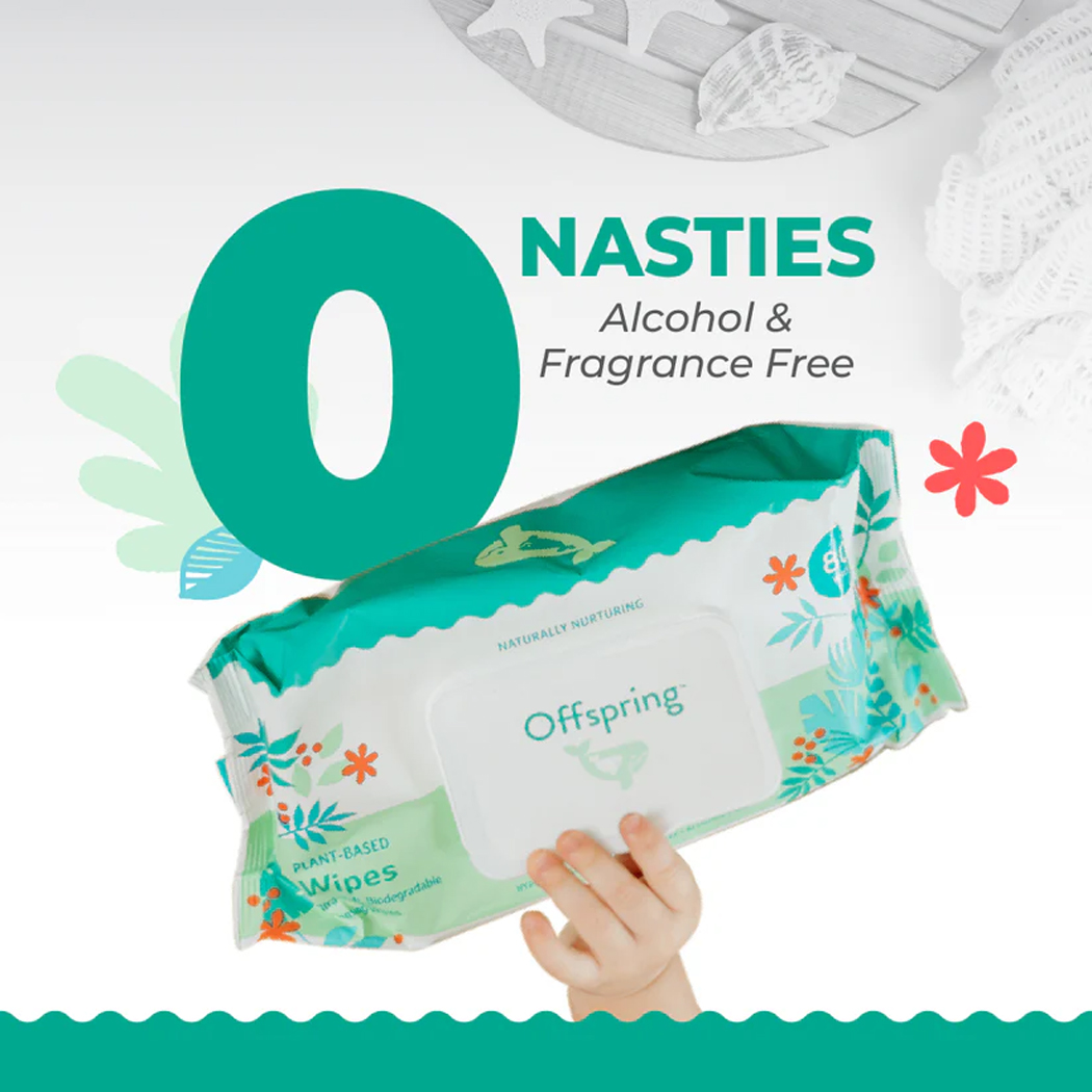 Offspring Plant-Based Baby Wipes