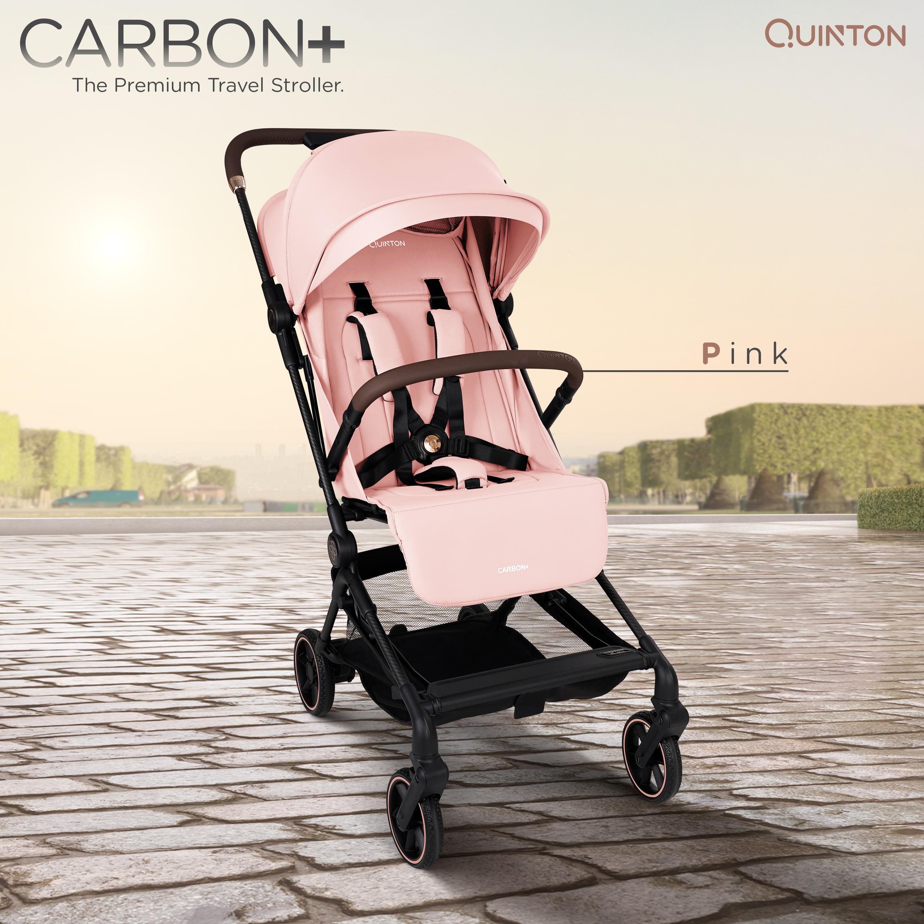 Quinton Carbon + Stroller (FREE Seat Pad Cushion + Travel Bag + Canvas Bag)