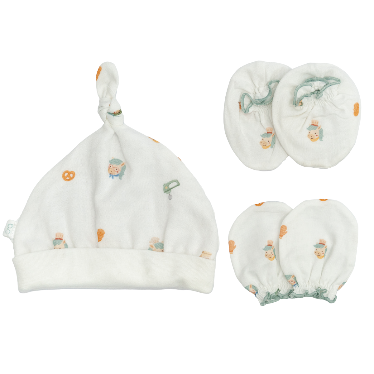 Granny Ben Mini Set Mittens and Socks with Newborn Hat