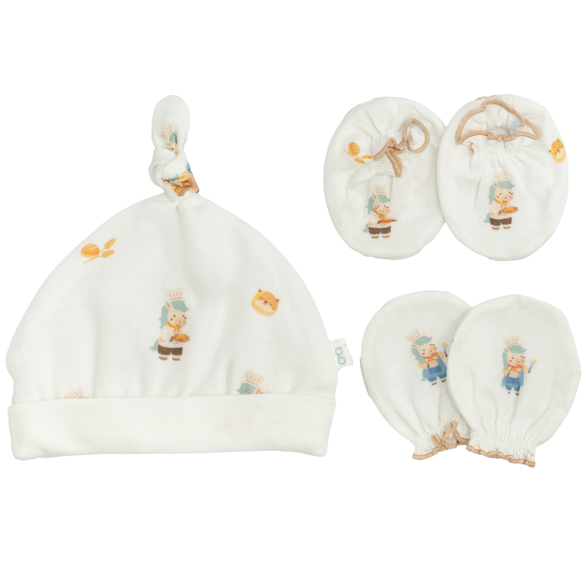 Granny Ben Mini Set Mittens and Socks with Newborn Hat