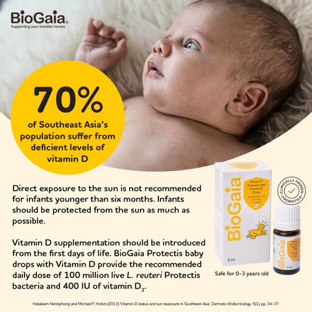 BioGaia Probiotic Drops With Vitamin D3