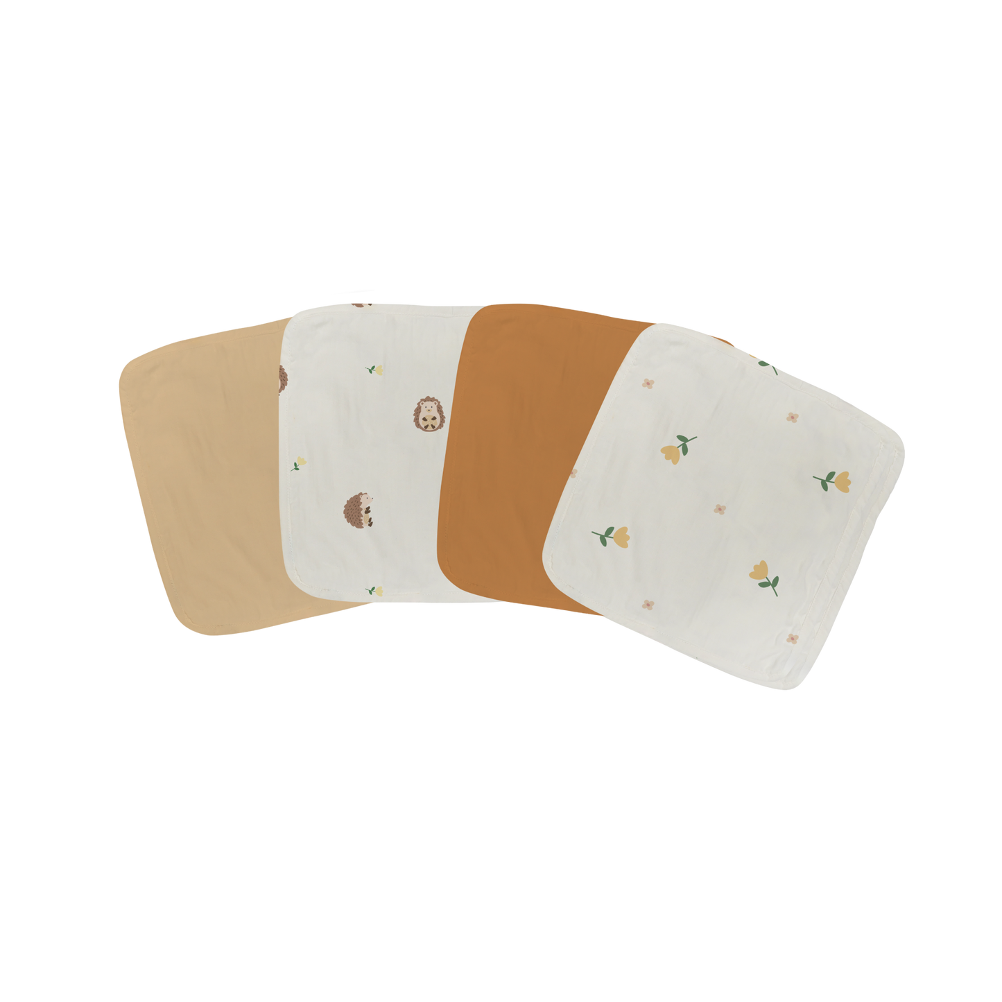 Saeson Tencel Organic Cotton Face Terry Towel 10' x 10" (4-pack)