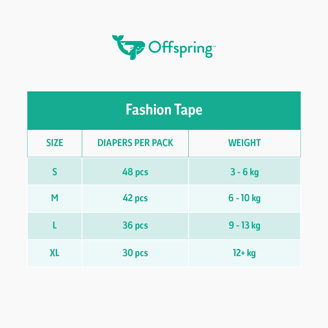 Offspring Fashion Tape Diaper