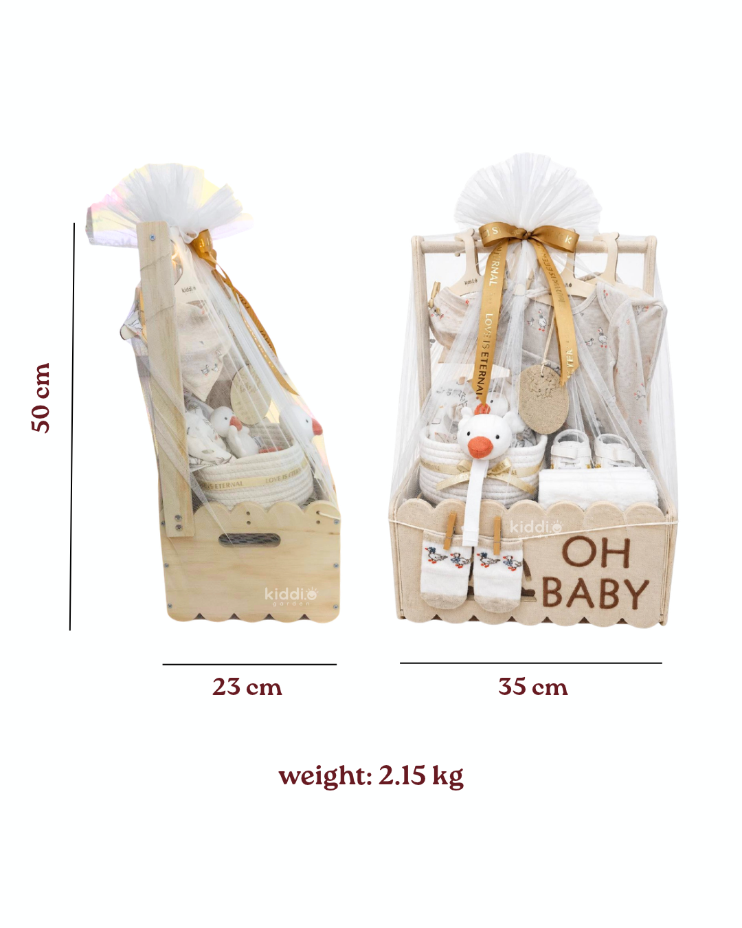 Luxe Wooden Hamper Gift Set
