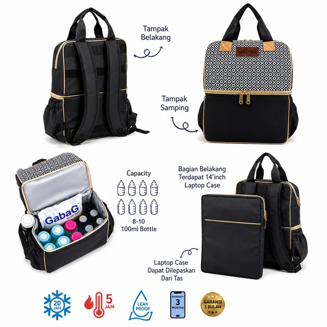 GABAG BACKPACK 2 IN 1 (LAPTOP FIT) JARVIS