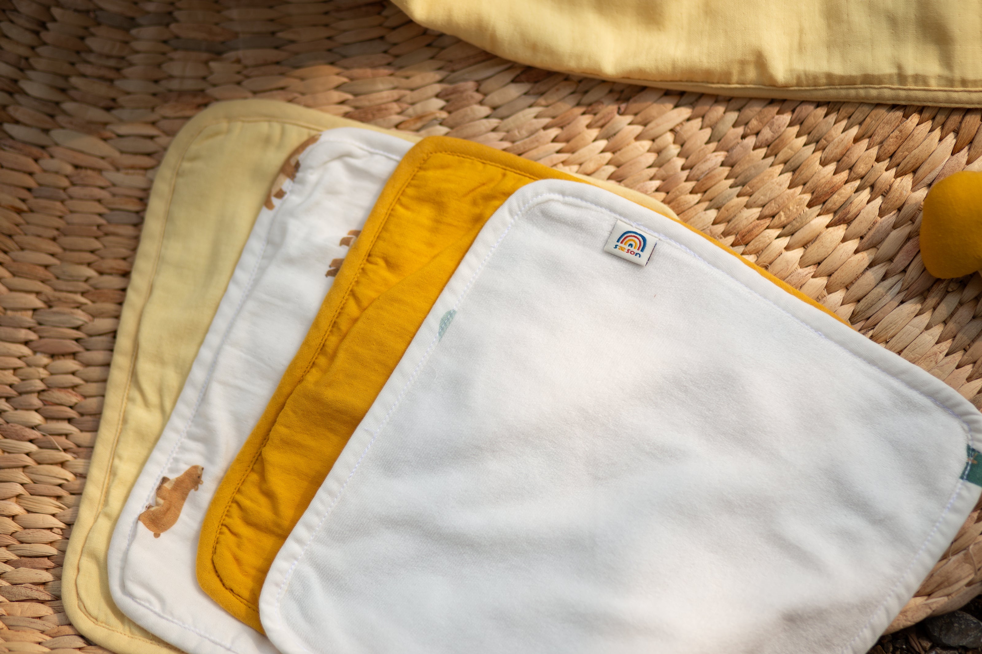 Saeson Tencel Organic Cotton Face Terry Towel 10' x 10" (4-pack)