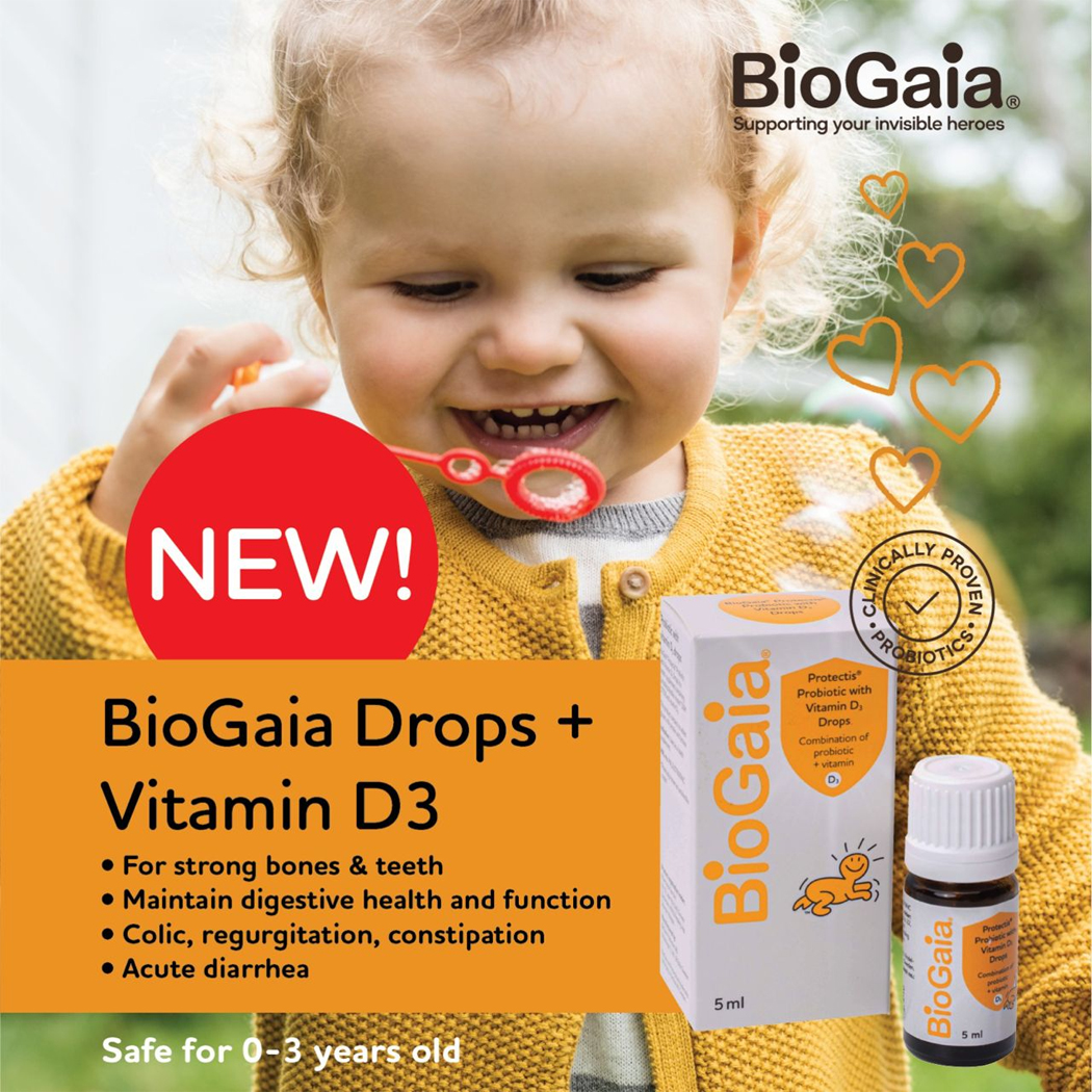 BioGaia Probiotic Drops With Vitamin D3