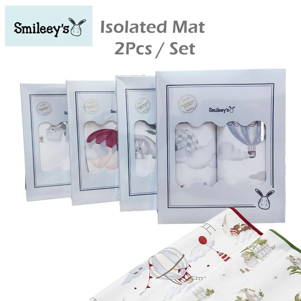 Smileey's 2pcs Isolation Mat Assorted Design